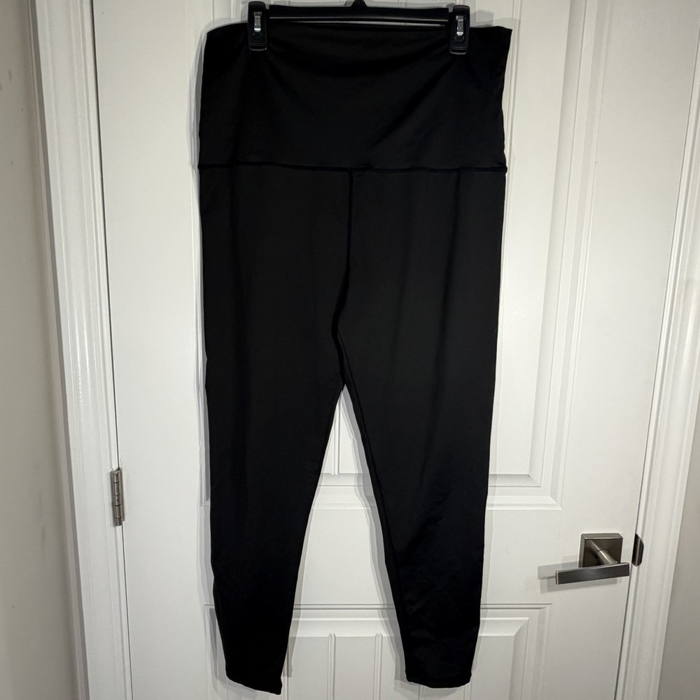 SHEIN Black High Waisted Leggings‎ Size XL Minimalist Activewear Yoga Pants